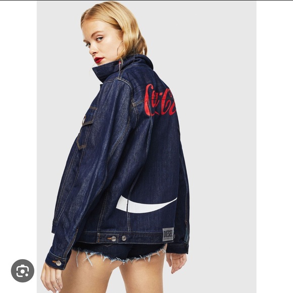 Diesel Jackets & Blazers - Diésel Coca-Cola Print Denim Jacket